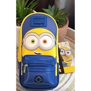 AMC Universal Despicable Me Collection Minions Loungefly Pencil Case NWT